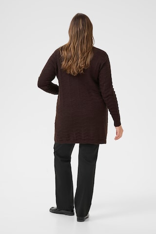 Cardigan 'KCemana' KAFFE CURVE en marron