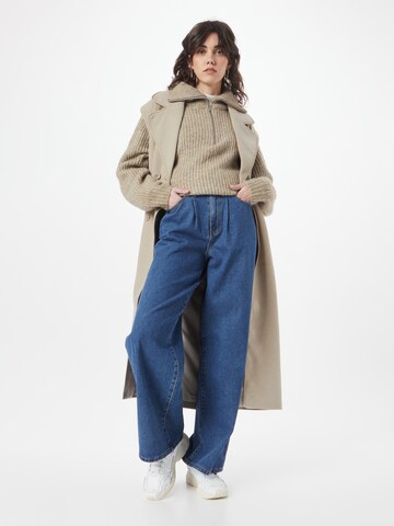 Wide leg Jeans con pieghe 'SPACE' di VILA ROUGE in blu