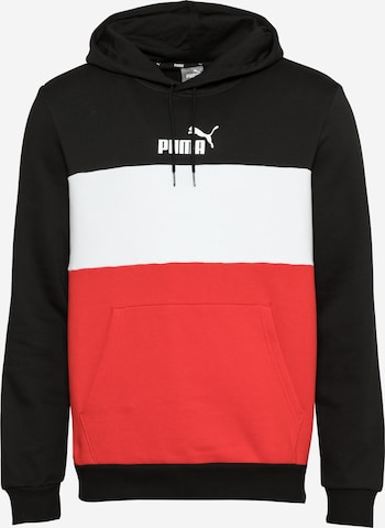 PUMA - Camiseta deportiva en negro: frente