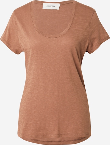 AMERICAN VINTAGE Shirt 'JACKSONVILLE' in Bruin: voorkant