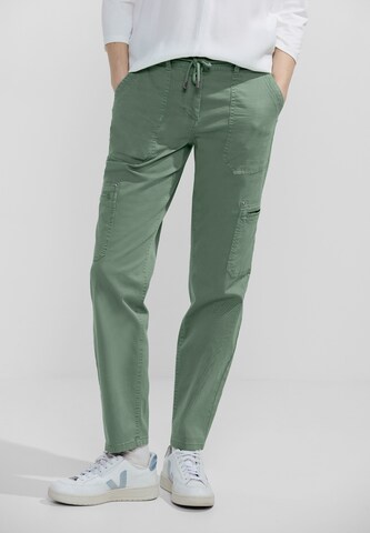 CECIL Regular Pants in Green: front