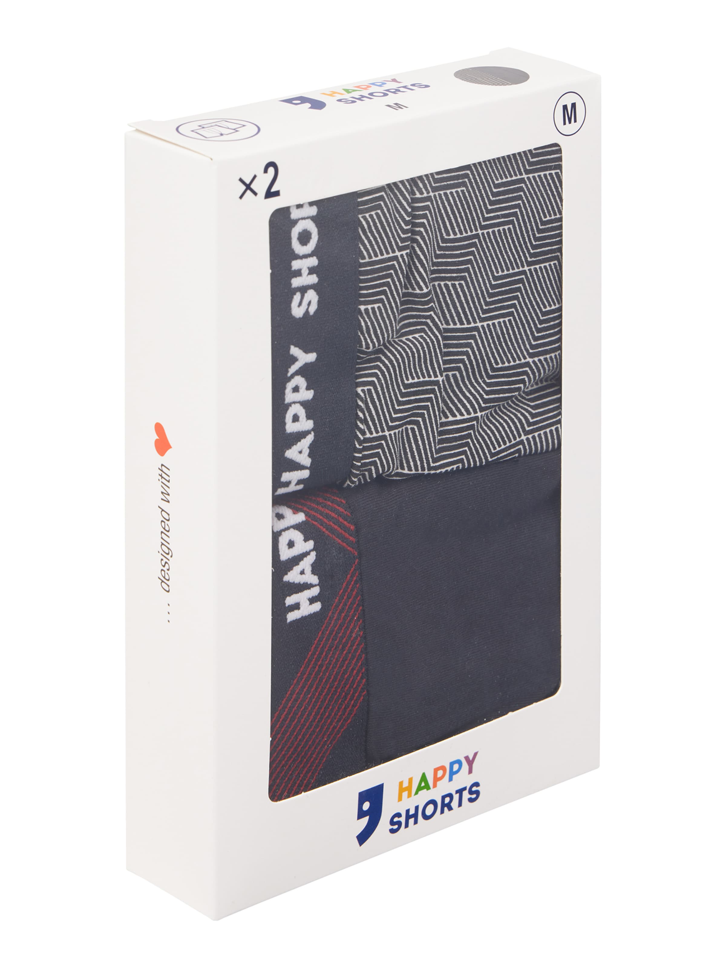 Happy Shorts - Boxers ' Dark Print Sets ' em azul