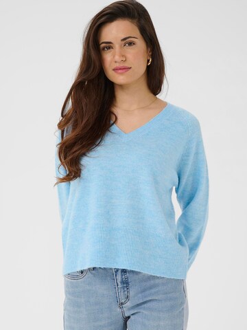 Kaffe Svetr 'KANiel' – modrá: přední strana