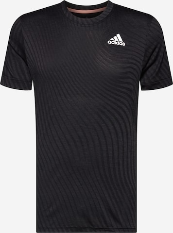 ADIDAS SPORTSWEAR - Camisa funcionais 'Freelift' em preto: frente