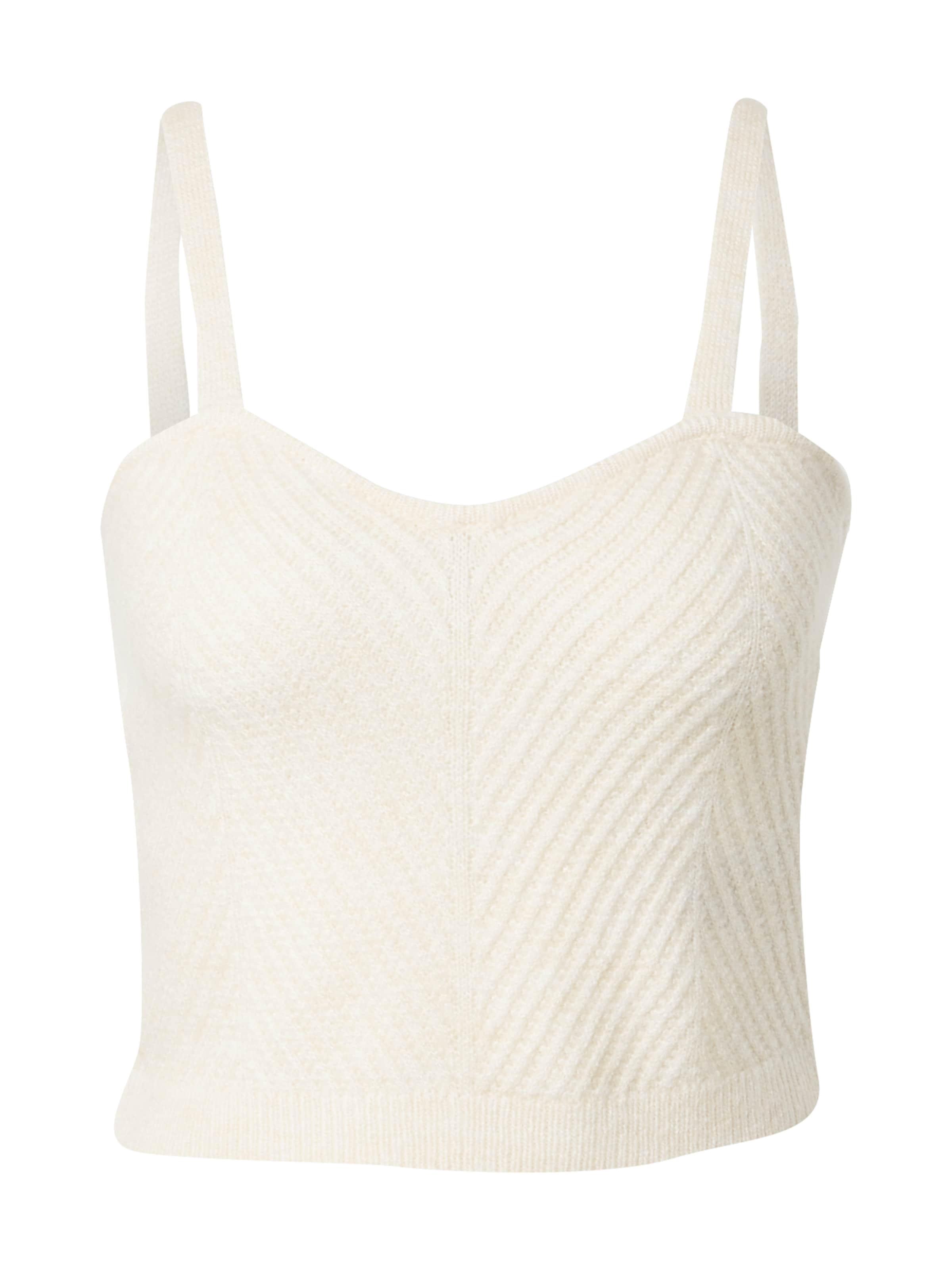 VERO MODA Knitted Top 'JOLEEN' in White: front
