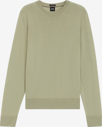 BOSS Pullover 'Leno ' in Grün: Vorderseite