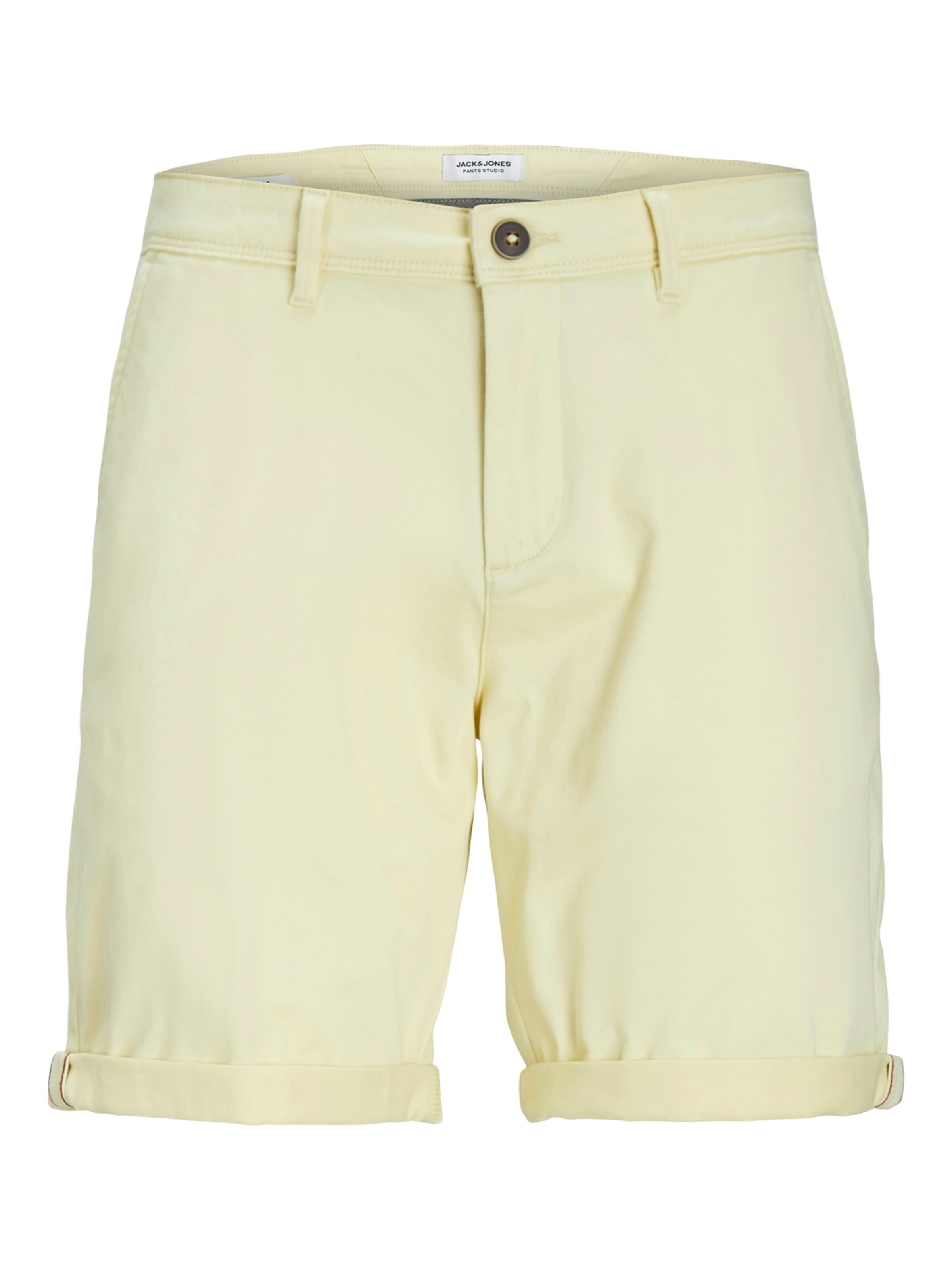 JACK & JONES Chino trousers 'BOWIE' in Yellow: front