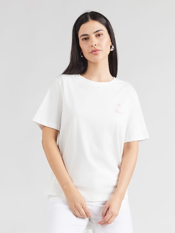 T-shirt Mavi en blanc : devant