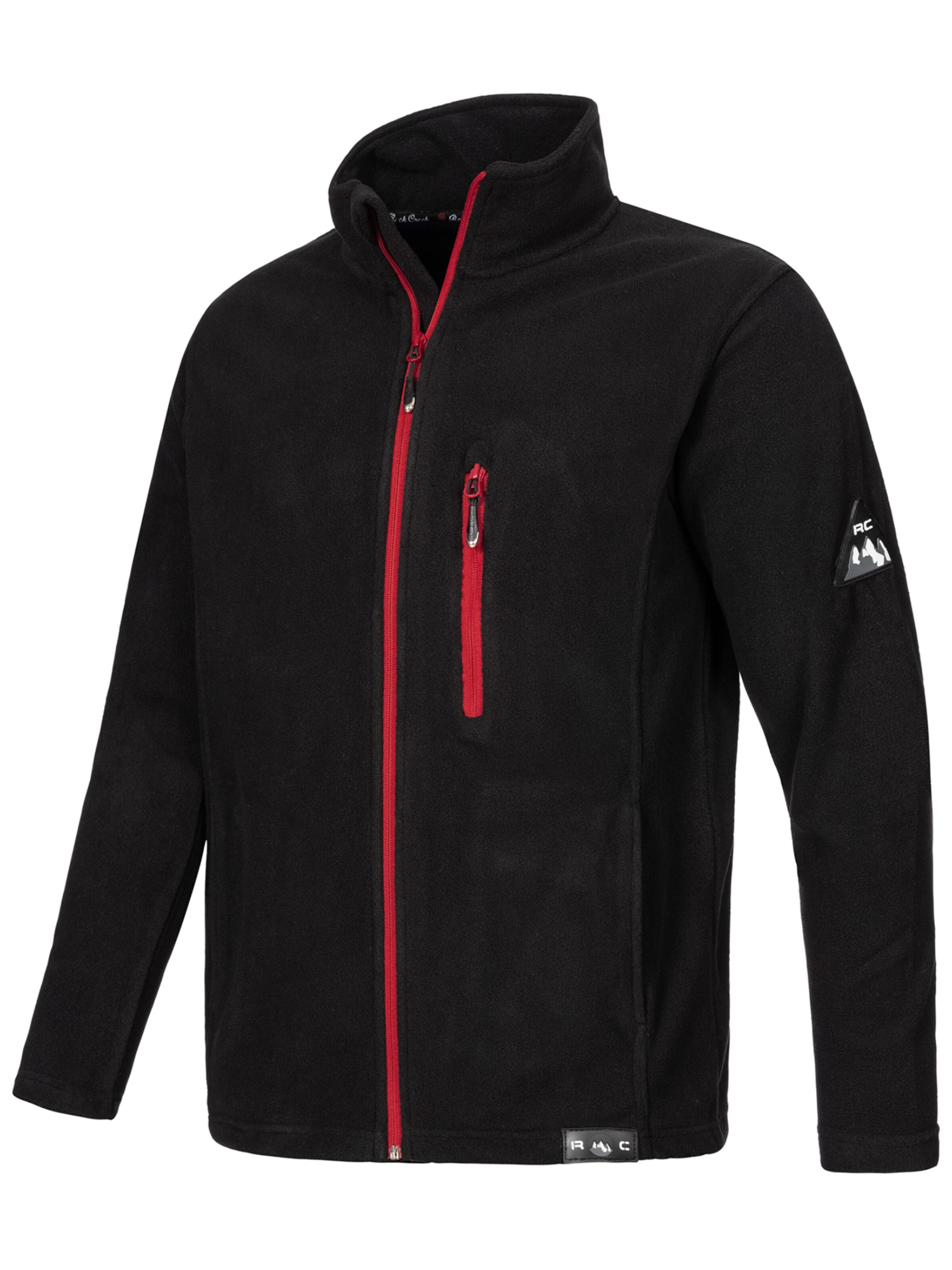 Rock Creek Fleecejacke in Schwarz