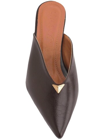 Mule 'Gia' Limoya en marron