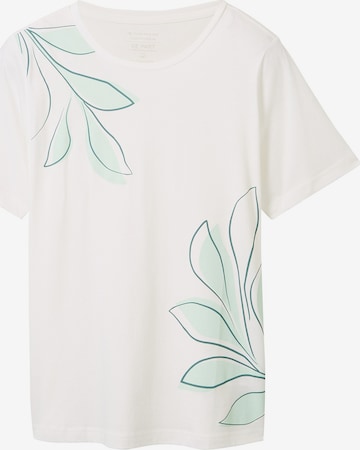 T-shirt Tom Tailor Women + en blanc : devant