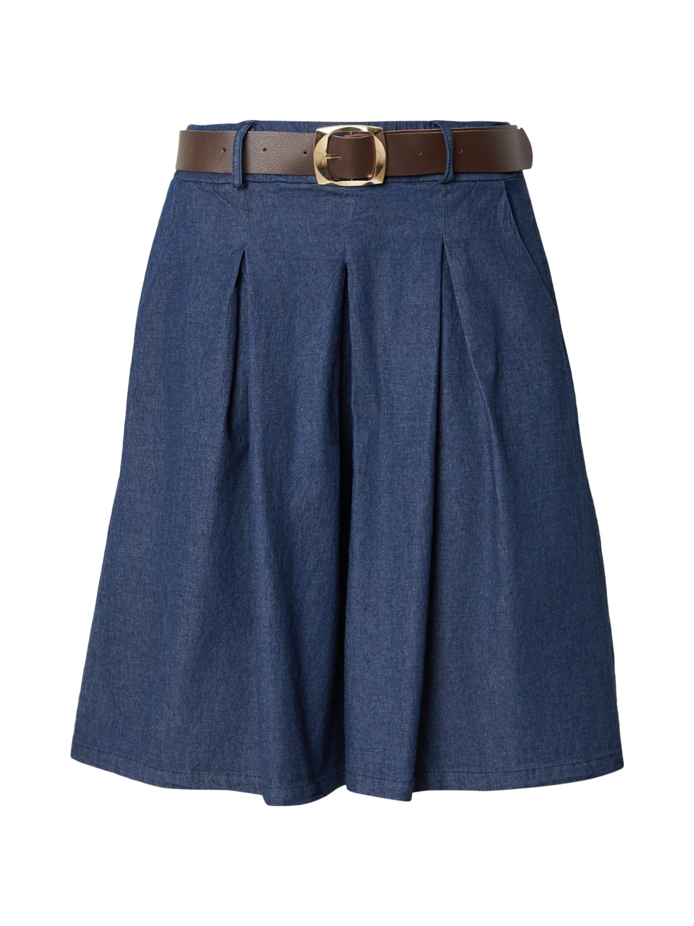 ZABAIONE Wide Leg Shorts 'Ta44ija' in Blau: Vorderseite