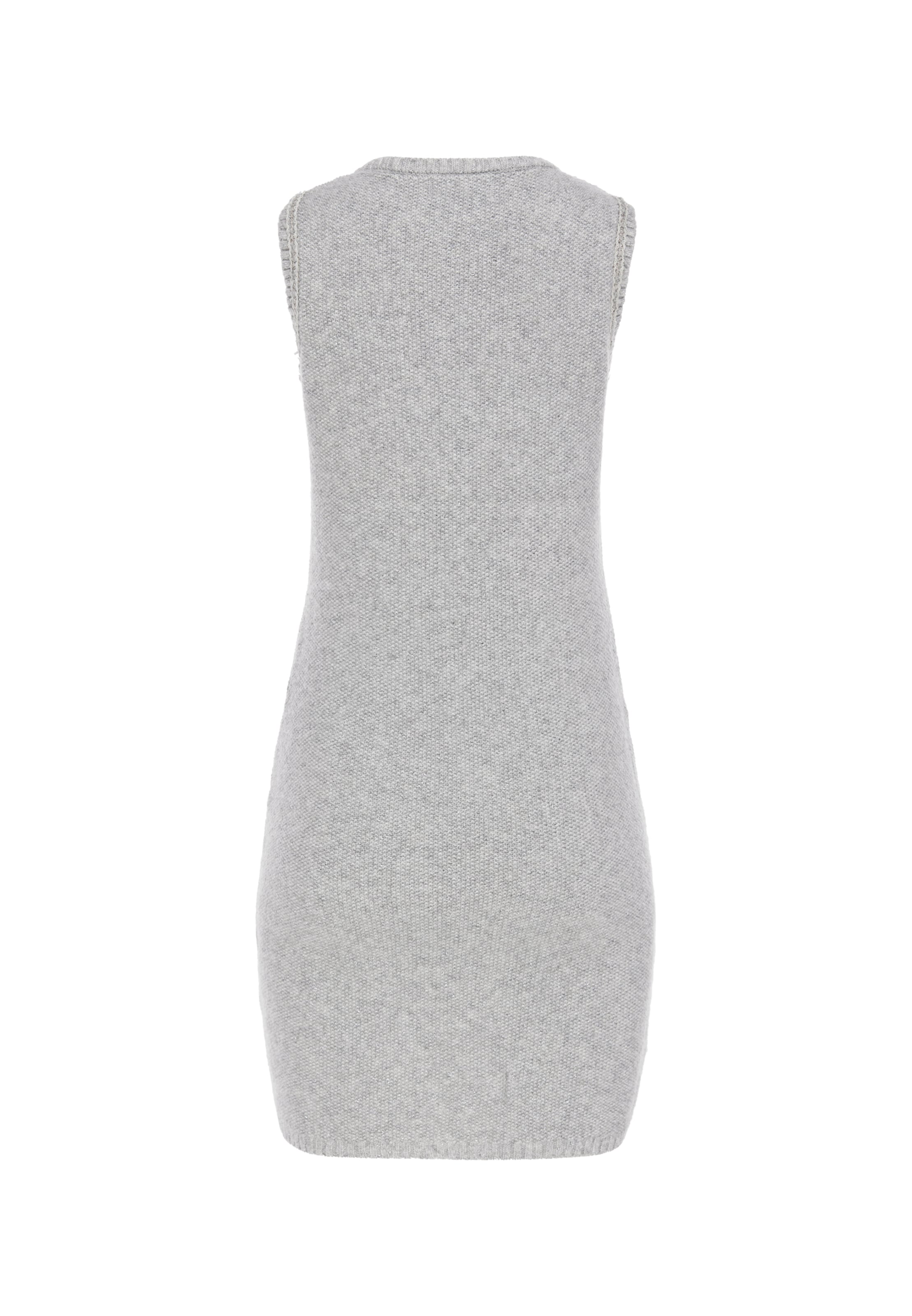 faina - Vestido de bainha em prata