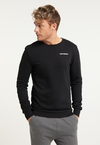 TUFFSKULL Sweatshirt in Black: front