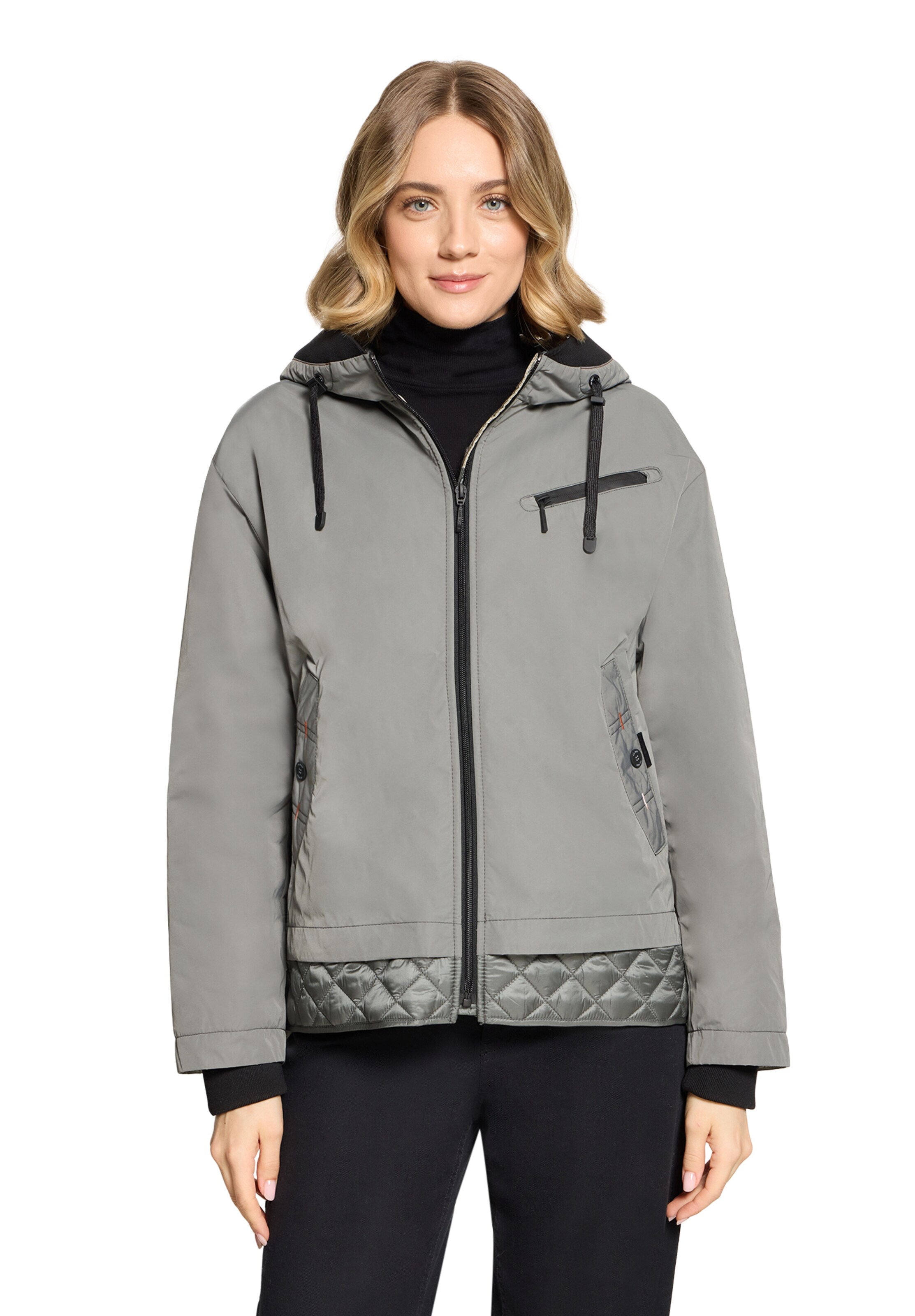 GIL BRET Between-Season Jacket in Green: front