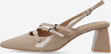 Bianco Slingpumps 'Maralyn' i beige: forside