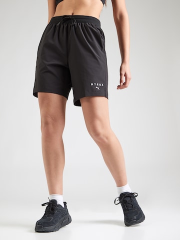 PUMA regular Παντελόνι φόρμας 'PUMA x HYROX' σε μαύρο: μπροστά