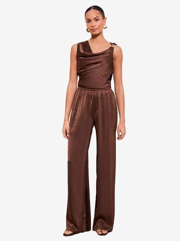Loosefit Pantalon Friends Like These en marron : devant
