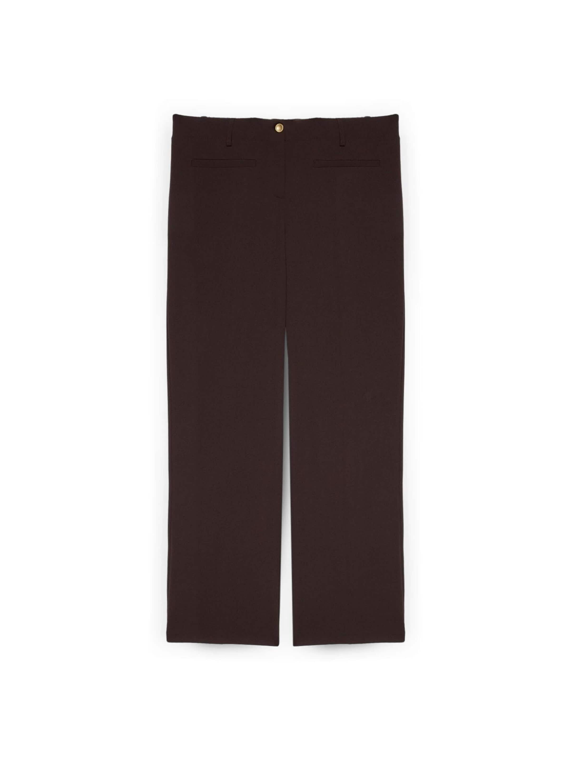 Regular Pantalon Fiorella Rubino en marron : devant
