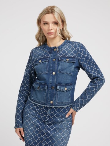 GUESS Übergangsjacke in Blau: Vorderseite