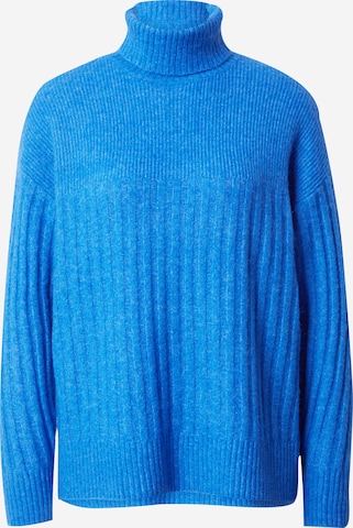 MOSS COPENHAGEN Пуловер 'Lamaia' в синьо: отпред