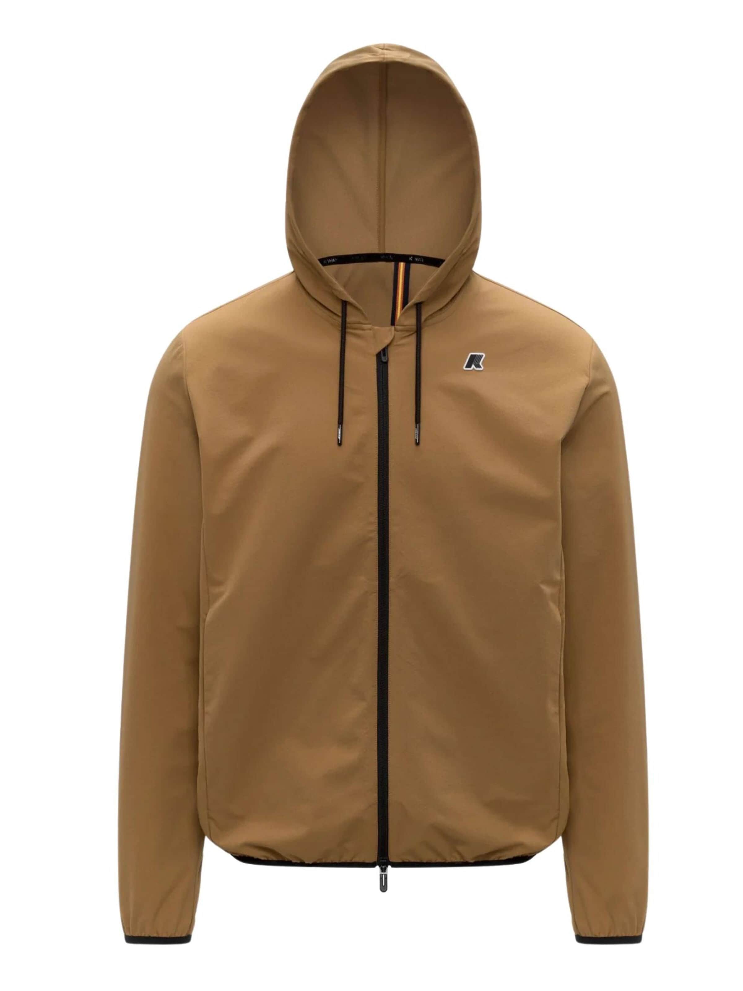 K-Way - Chaqueta de entretiempo en marrón: frente