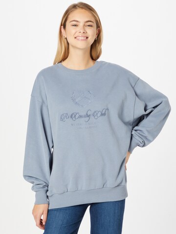 River Island Sweatshirt in Blue: front