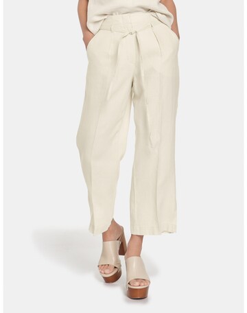 TAIFUN Wide Leg Hose in Beige: predná strana