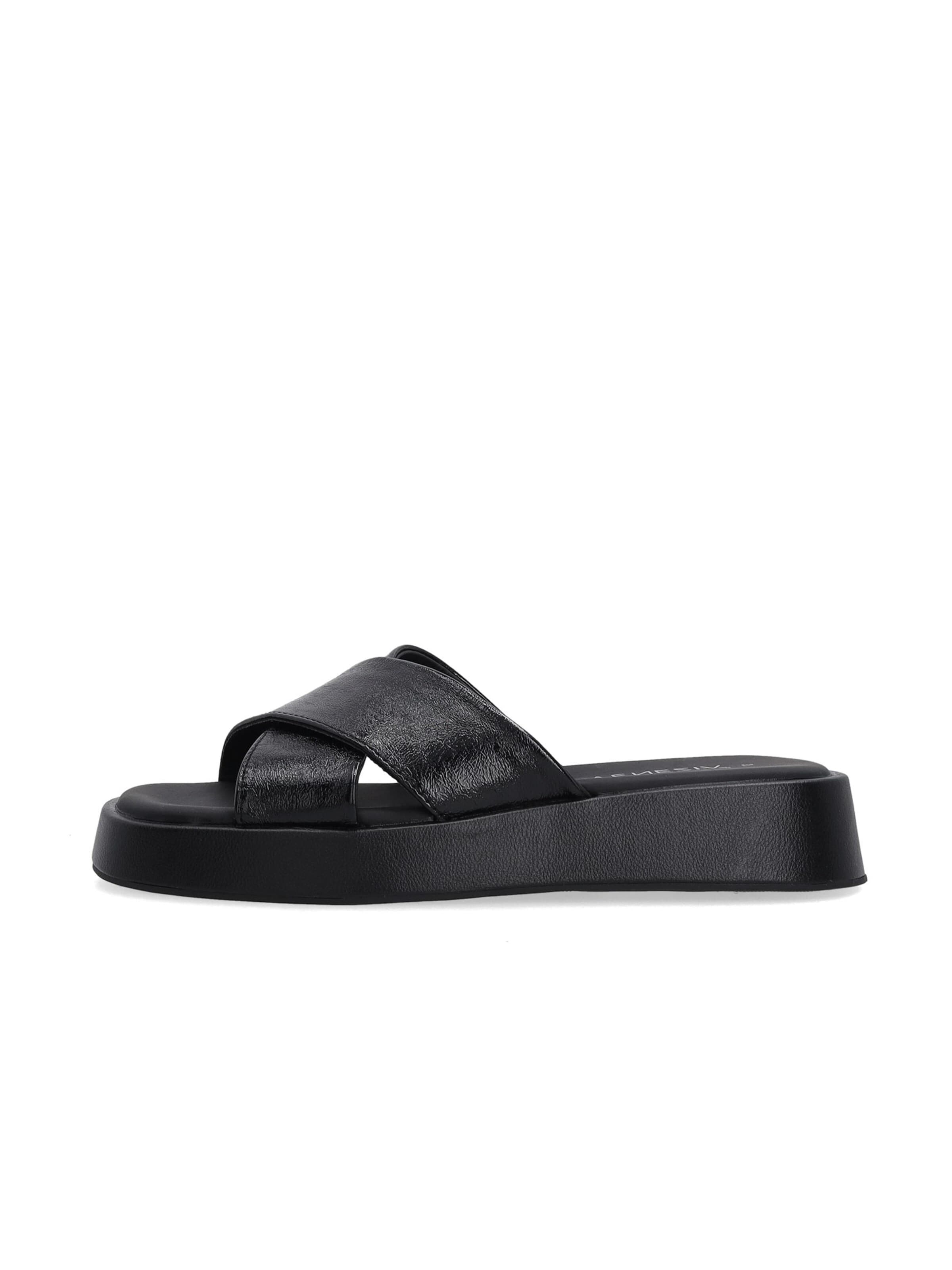 VENEZIA Mules 'Venezia' in Black: front