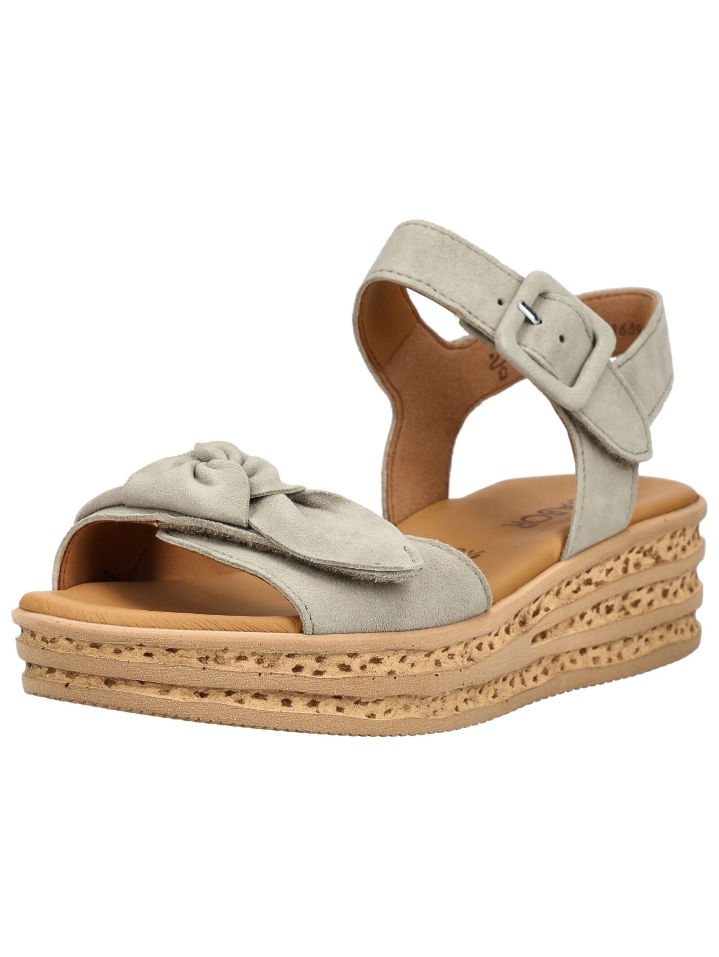 Sandales à lanières GABOR en gris : devant