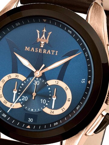 Maserati - Reloj analógico en marrón