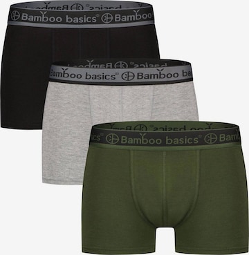 Bamboo basics Boxershorts in Groen: voorkant