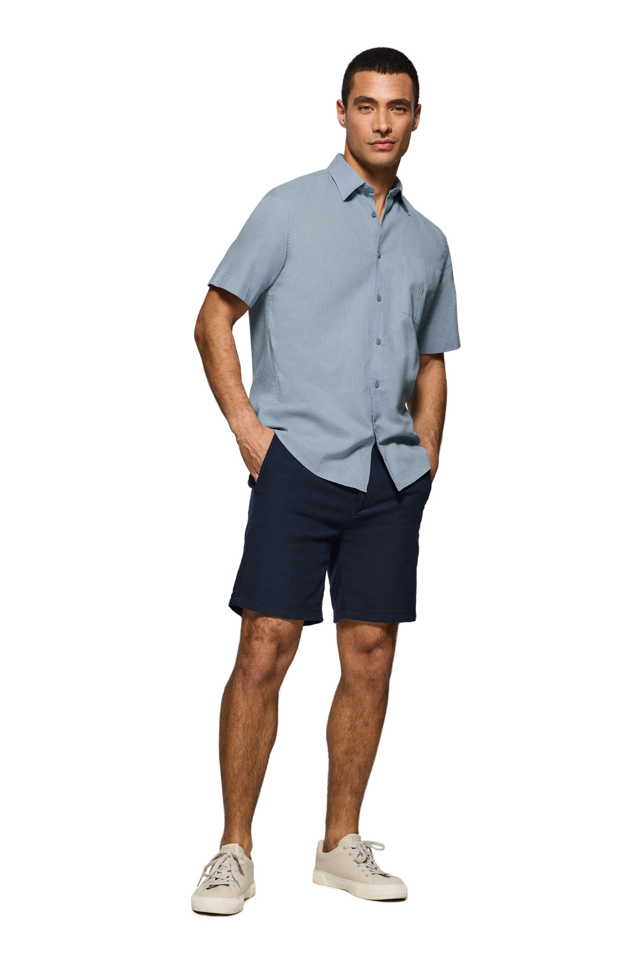 Polo Club Regular Fit Hemd in Blau