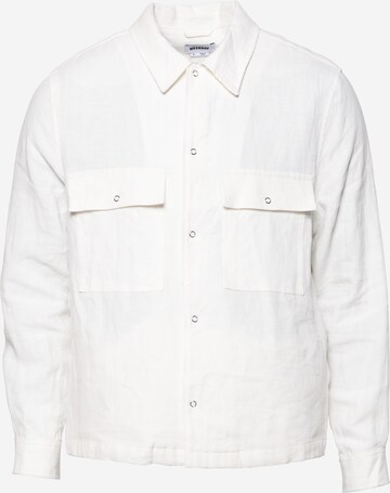 Comfort fit Camicia 'Alfred' di WEEKDAY in beige: frontale