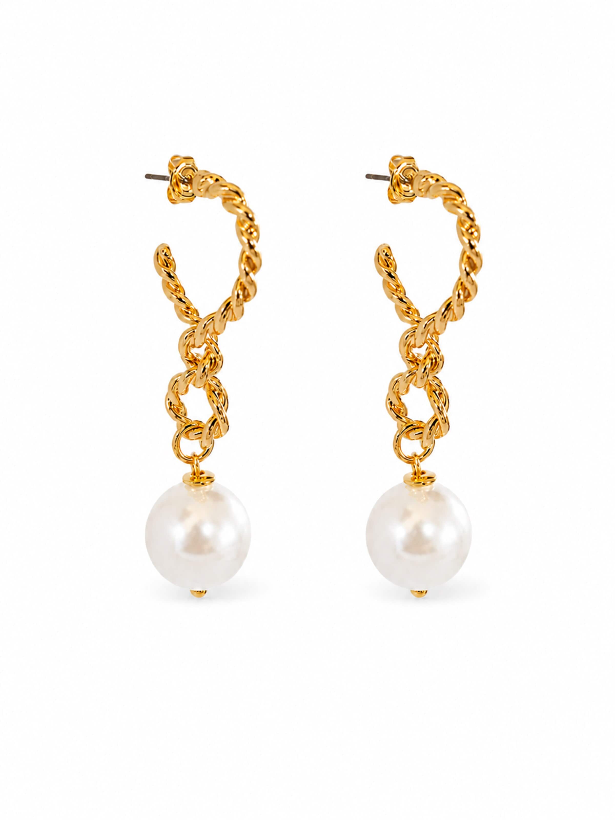 RteRme Earrings 'Mist Melody' in Gold: front
