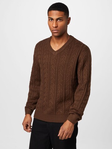 Redefined Rebel Pullover 'Paul' i brun: forside