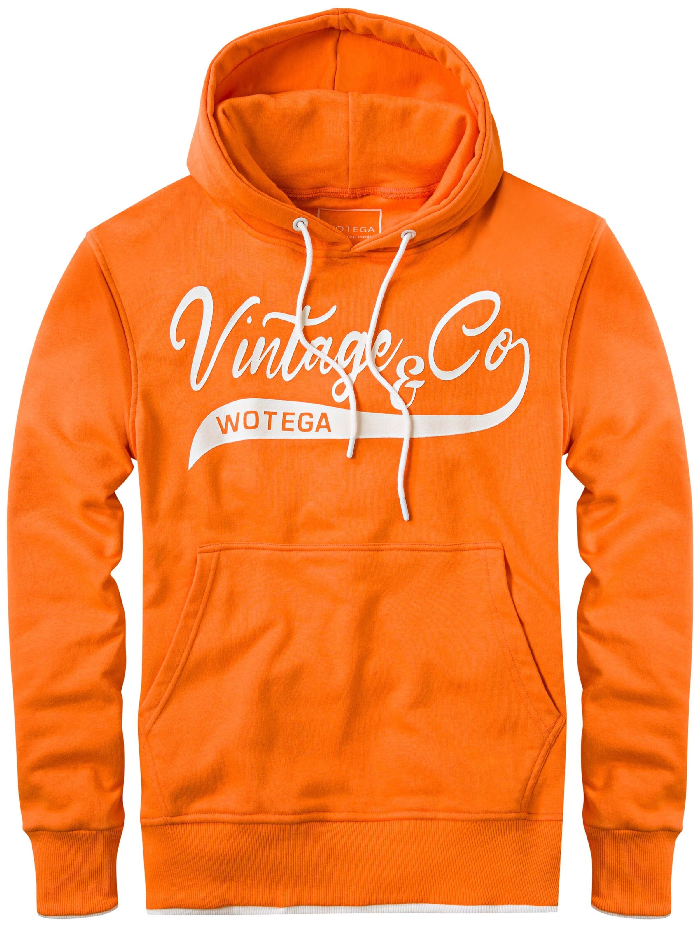 WOTEGA Sweatshirt 'WT Star' in Orange