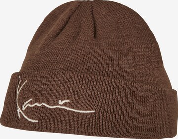 Karl Kani Beanie in Brown: front