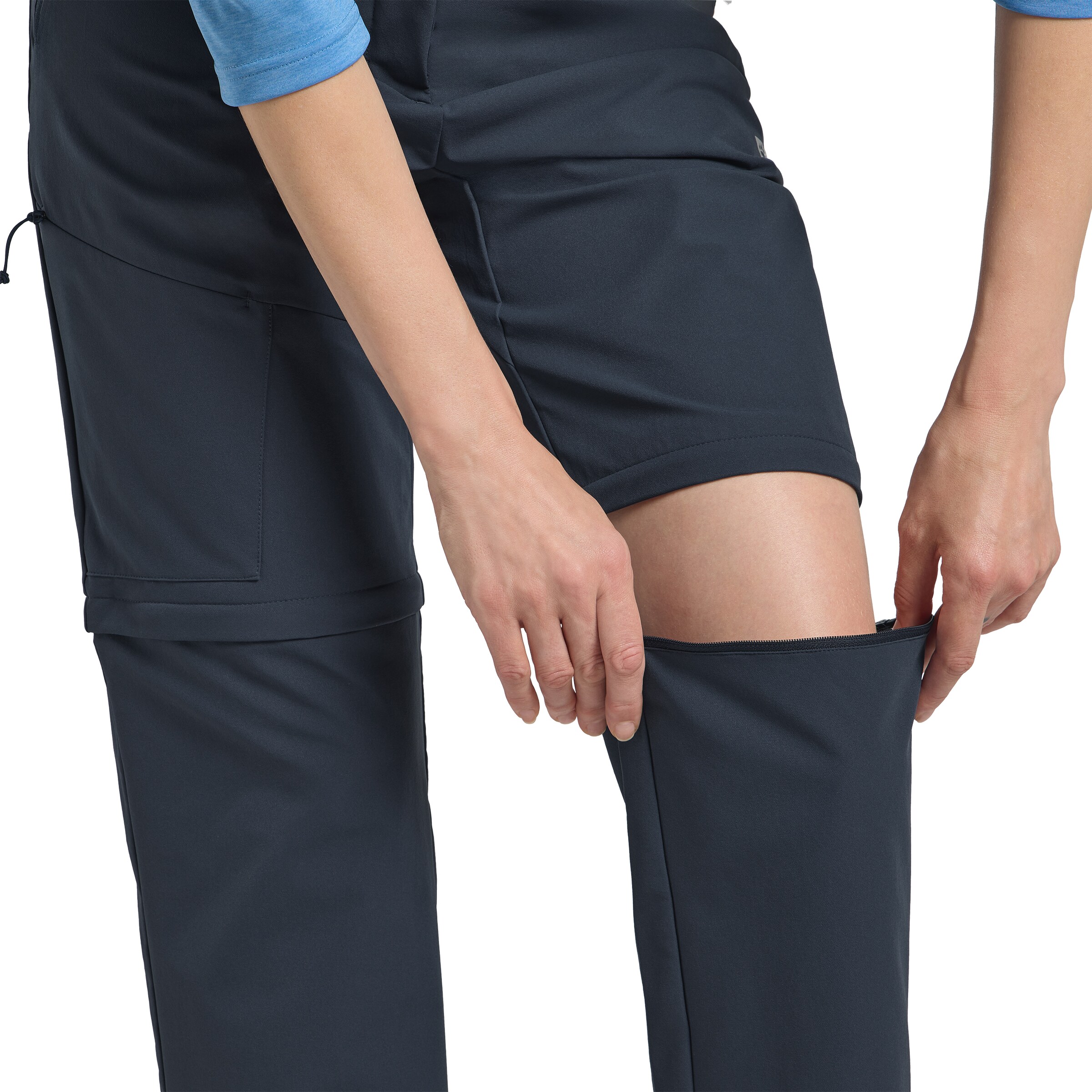 JACK WOLFSKIN Regular Outdoor Pants 'Pico' in Blue