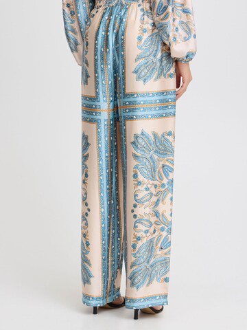 Wide leg Pantaloni di ICHI in blu