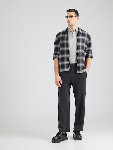 Abercrombie & Fitch Loosefit Παντελόνι σε μαύρο