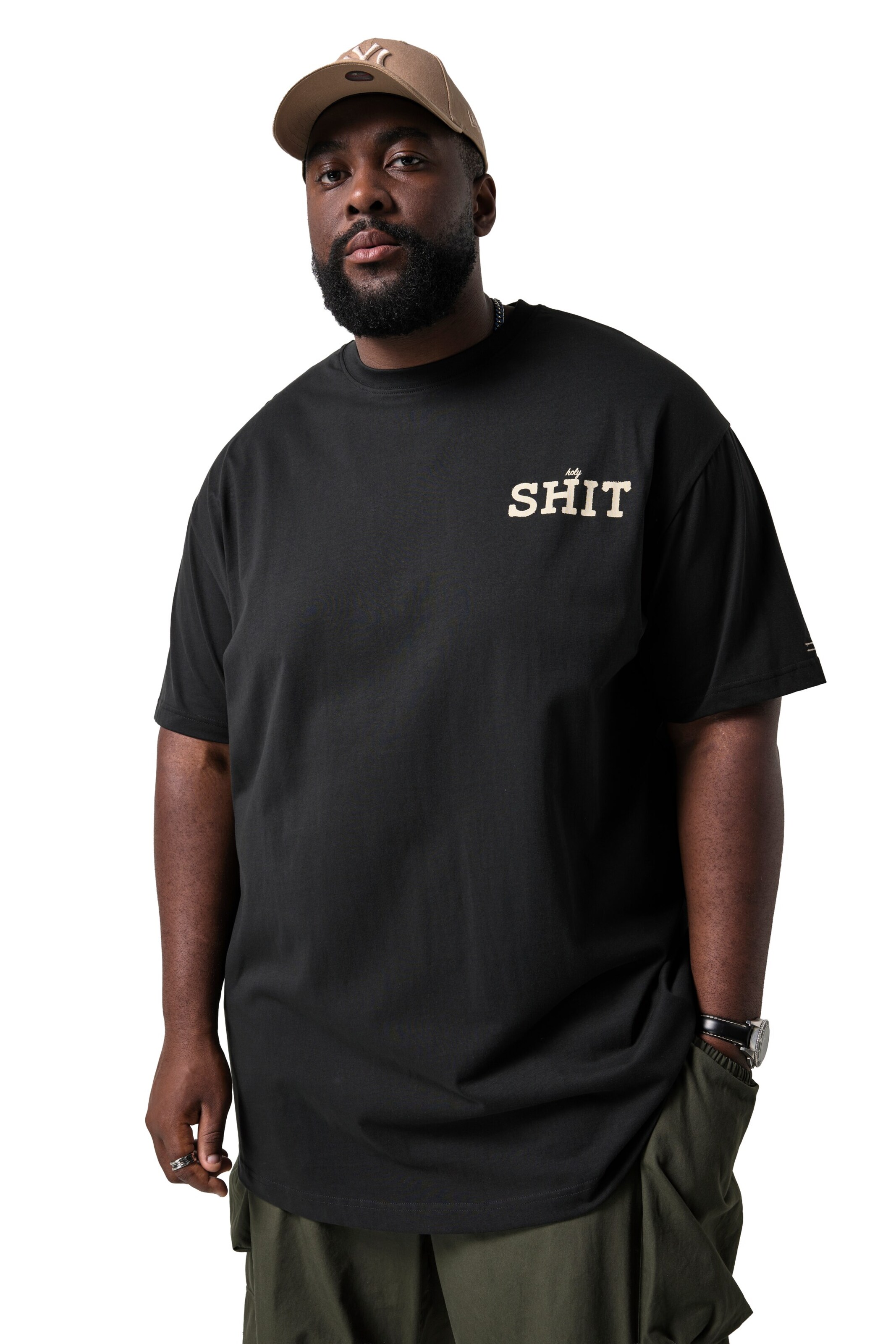 STHUGE Shirt in Schwarz: Vorderseite