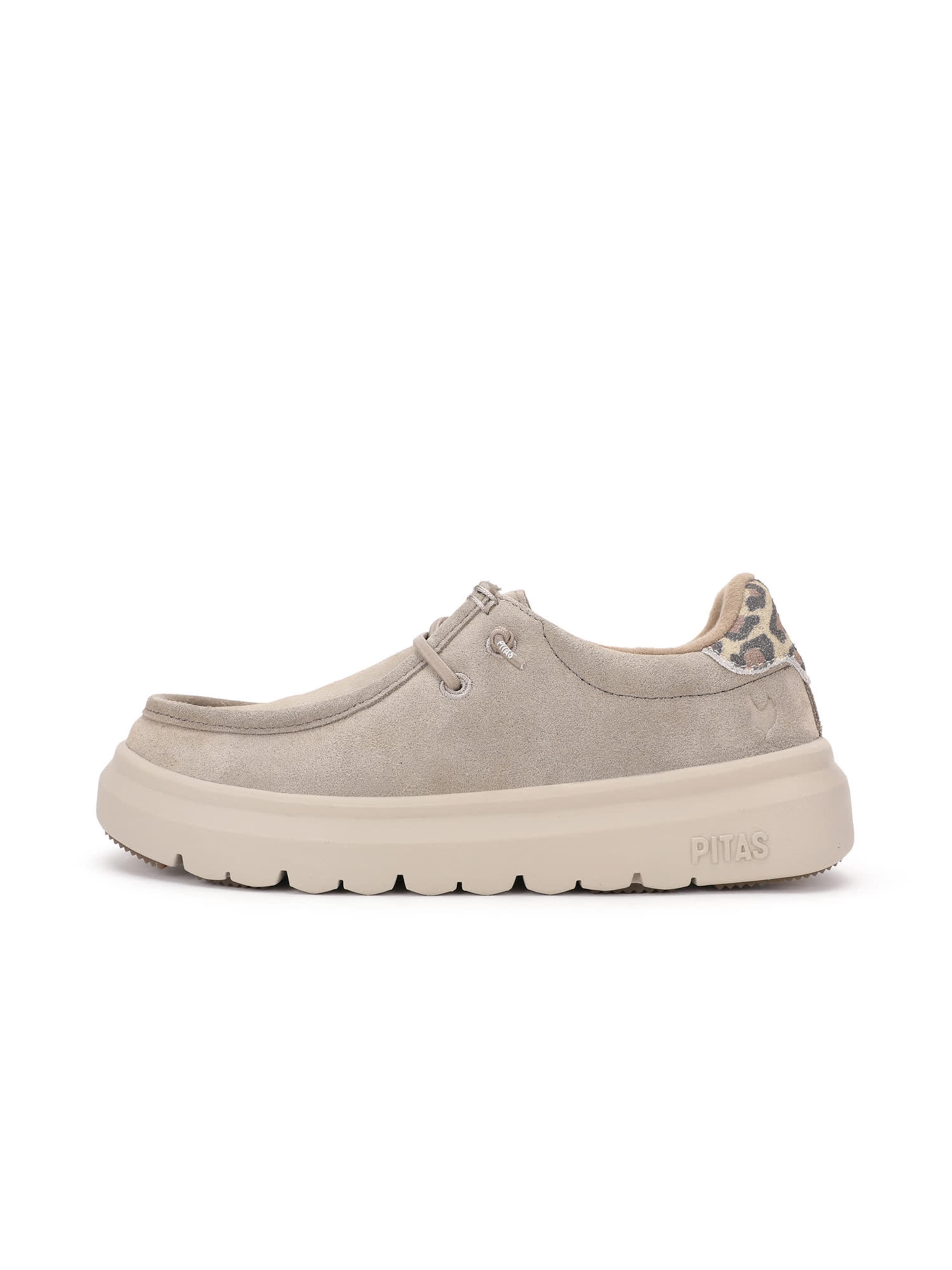 Walk In Pitas Moccasin 'Lyon' in Beige: front