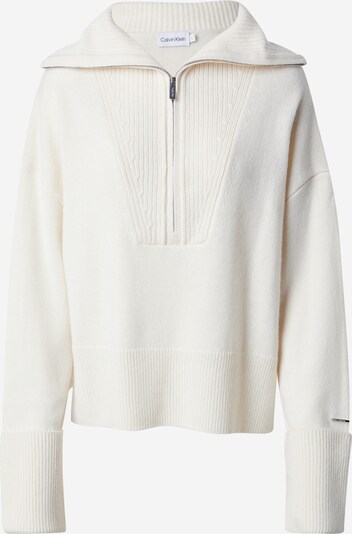 Calvin Klein Пуловер в мръсно бяло, Преглед на продукта