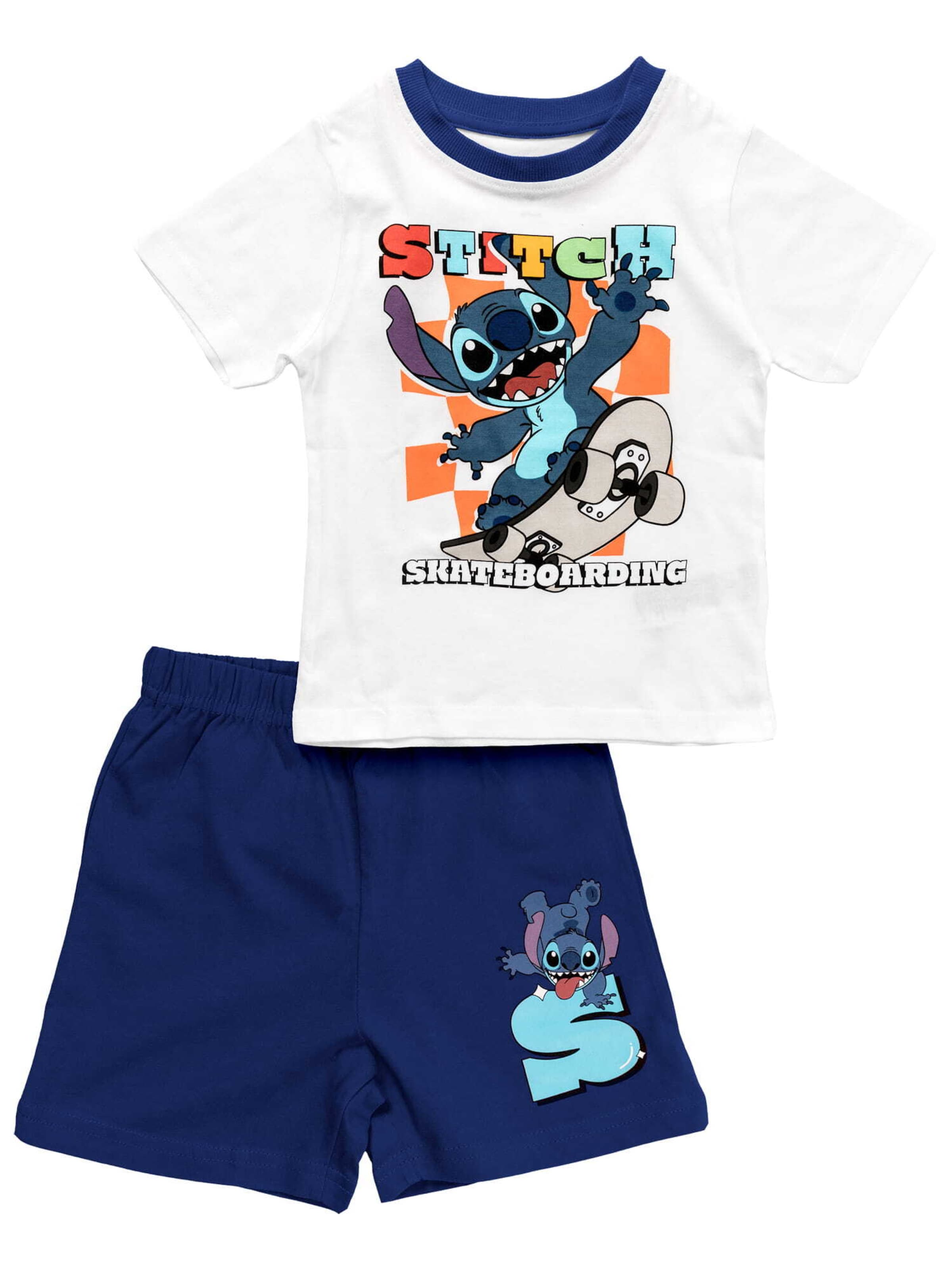 DISNEY Nachtkledij 'Lilo & Stitch' in Blauw: voorkant