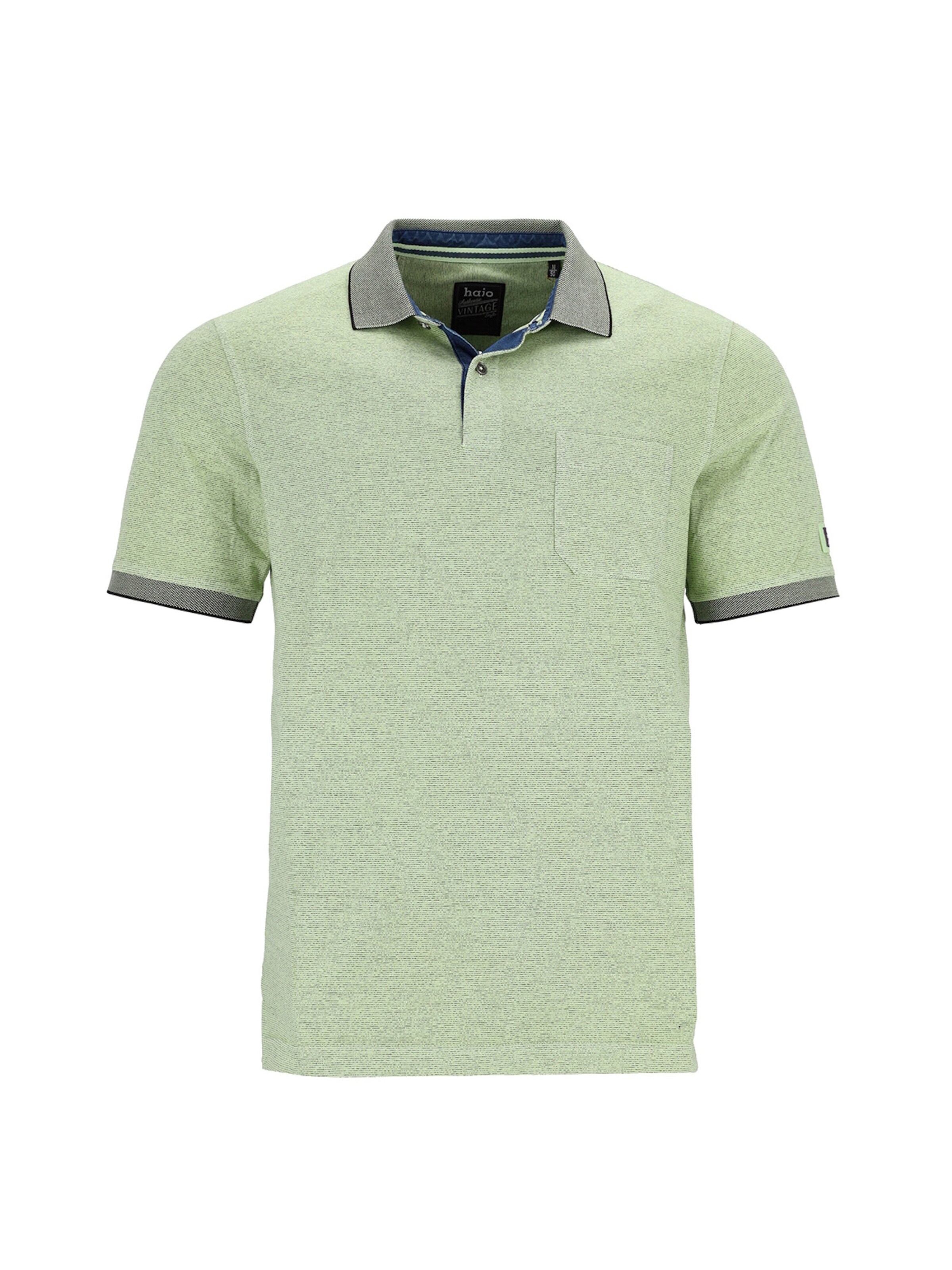 HAJO Shirt 'Jaspe' in Green: front