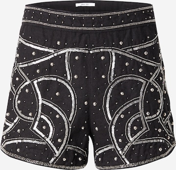 juoda ABOUT YOU Standartinis Kelnės 'Virginia': priekis