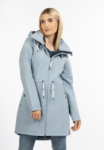 Manteau fonctionnel Schmuddelwedda en bleu : devant