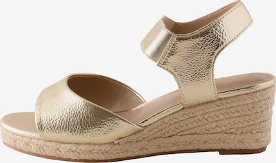 Next Sandale in gold, Produktansicht