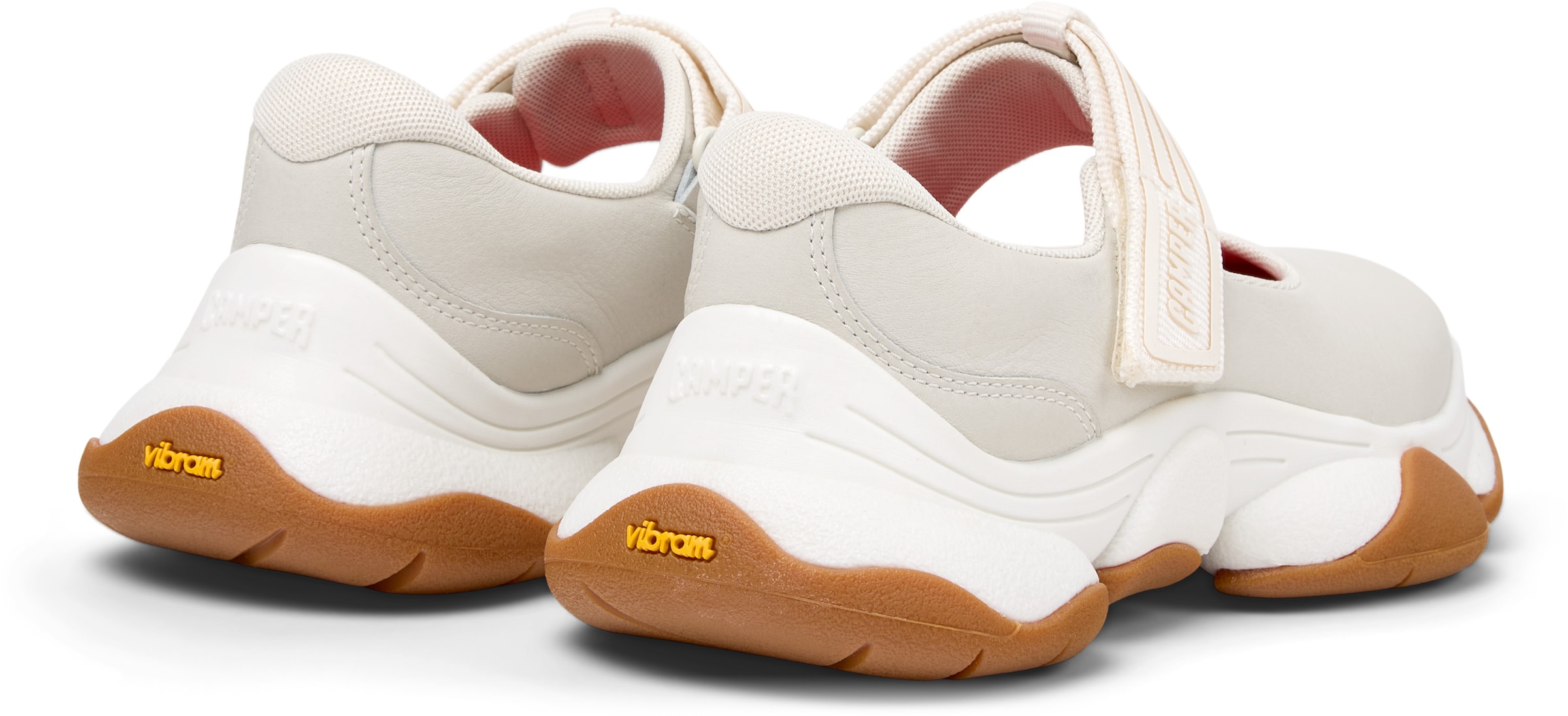 CAMPER Strap ballerina 'Karst 2' in White